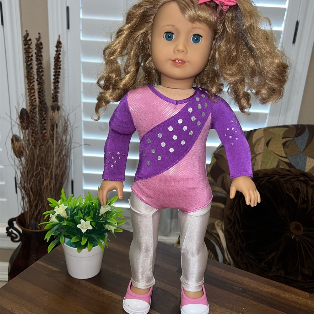 American Girl Courtney Doll 80s, Messy Hair - Picture 11 of 16